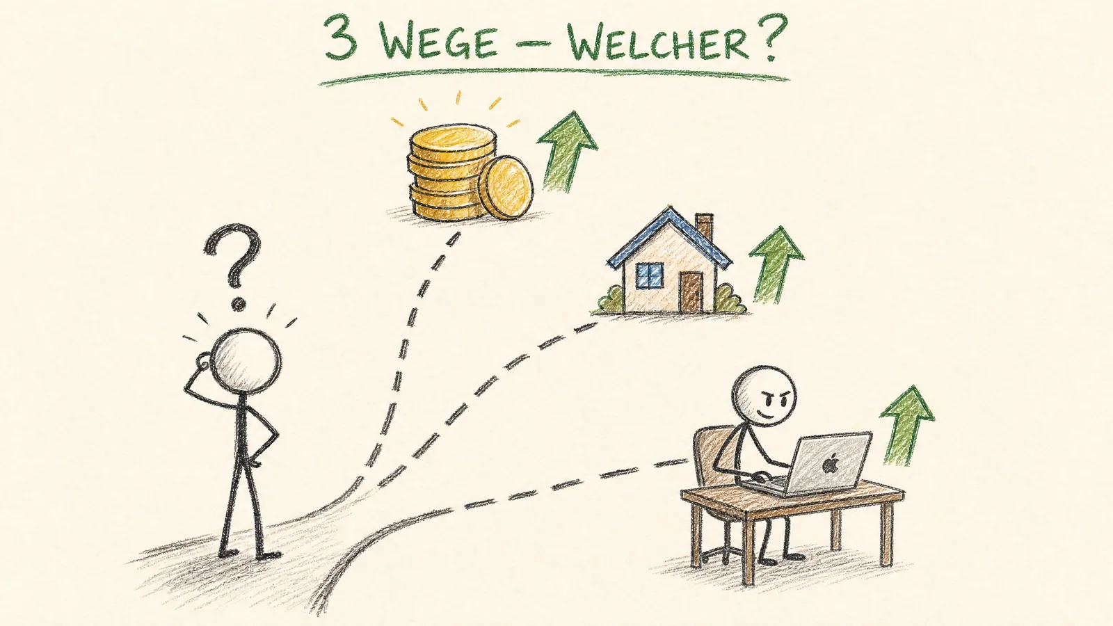 Vermögen aufbauen: die 3 Wege, die wirklich funktionieren